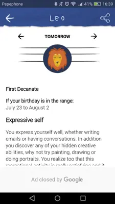 Zodiac android App screenshot 5